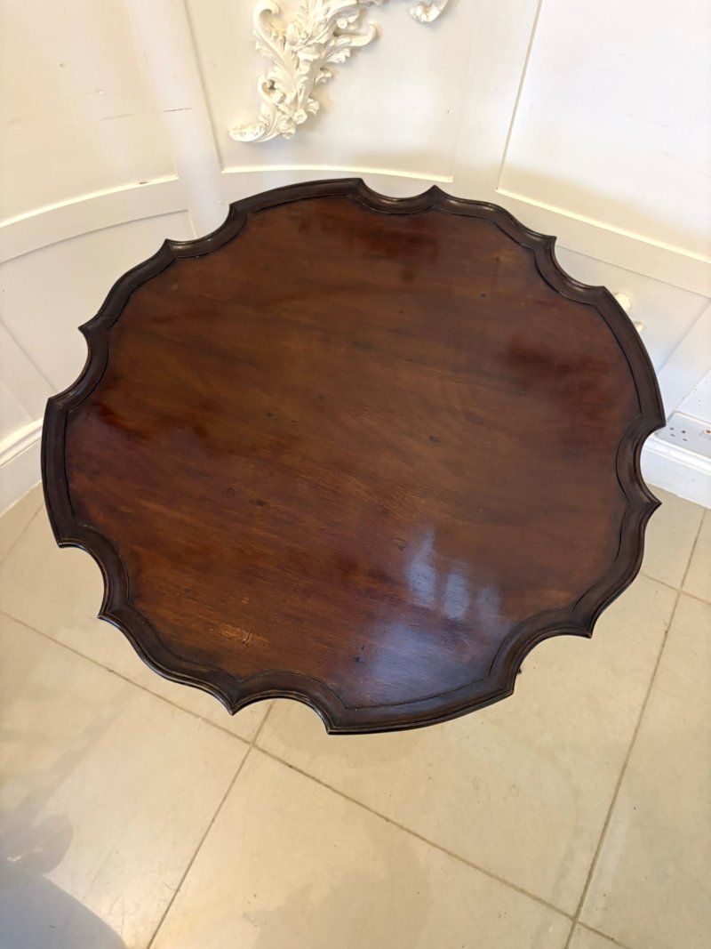Antique Quality George III Mahogany Tripod Centre Table